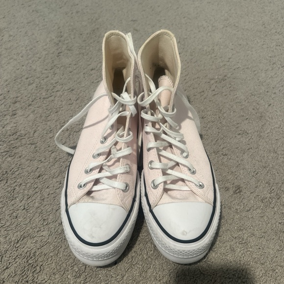 Converse Platform Pink High-Top Sneakers - Picture 2 of 5